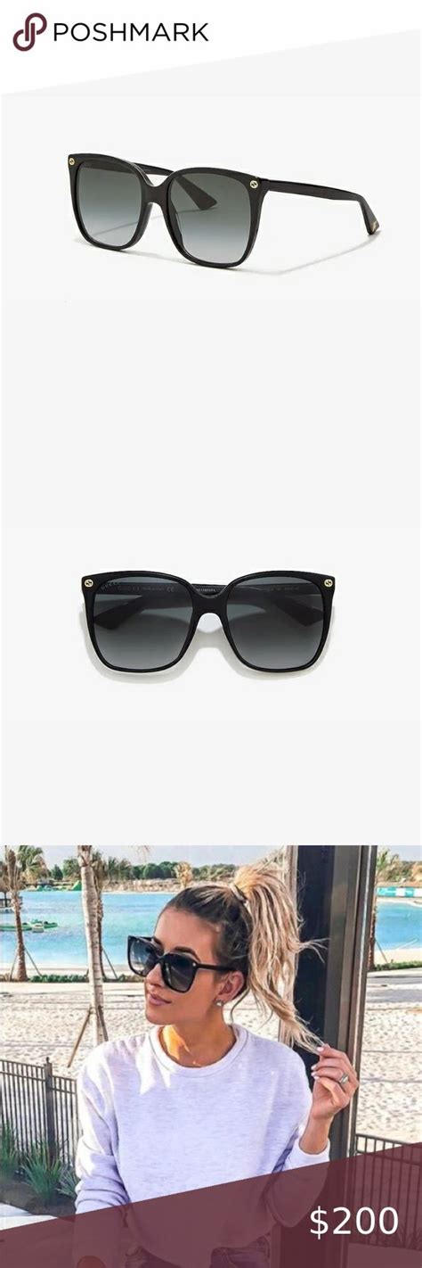 Gucci 57mm Gradient Square Sunglasses 